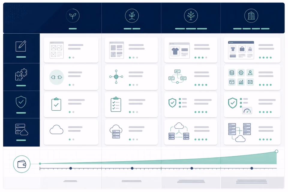 Ecommerce implementation scope and cost planning