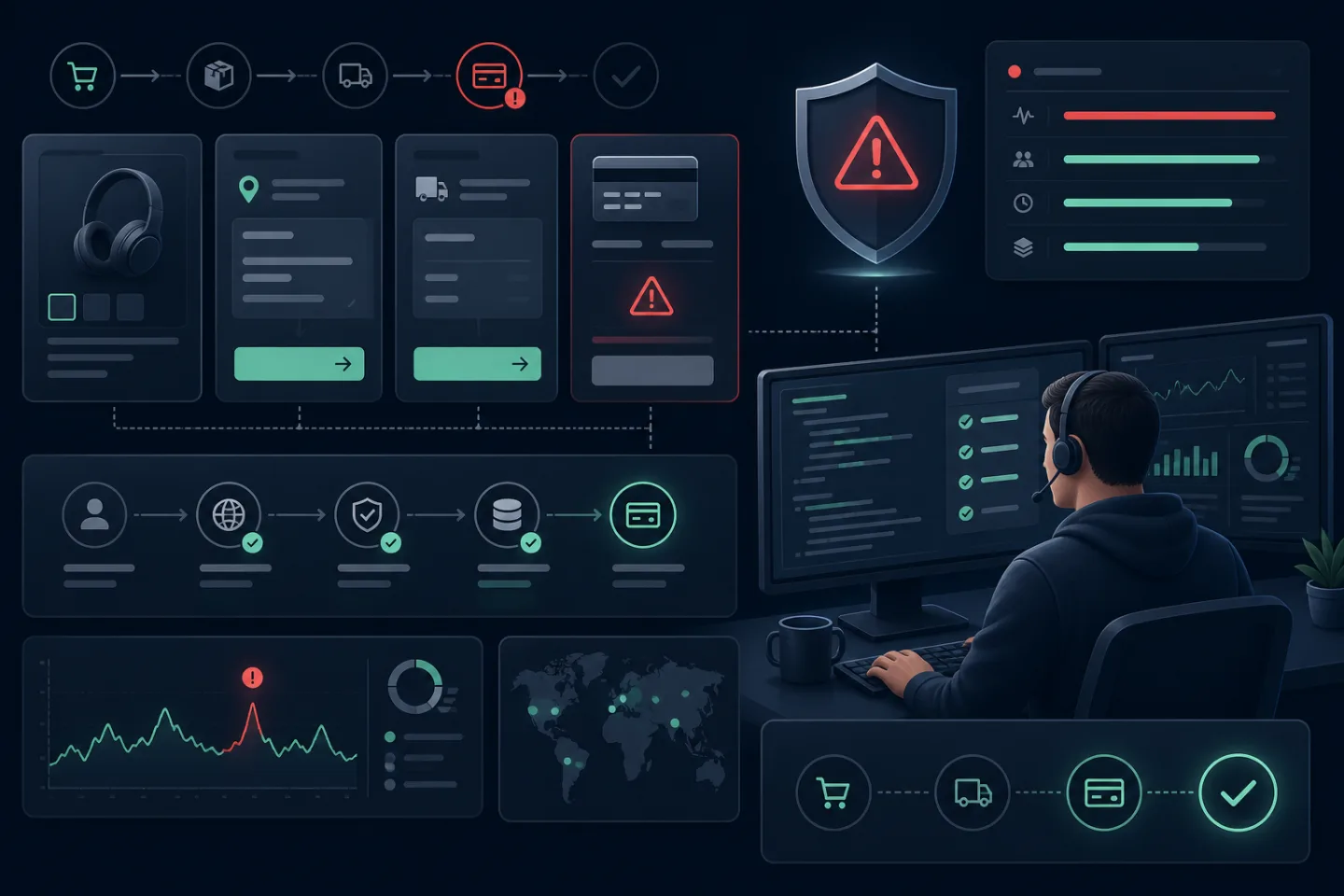 A payment incident in an ecommerce store and the process used to detect and resolve it