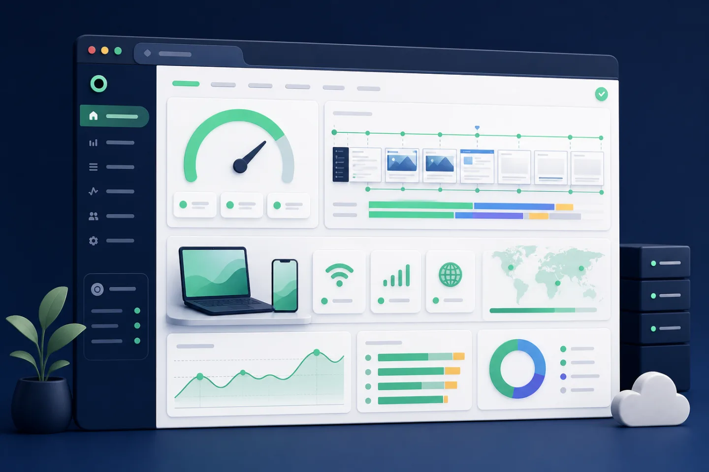 Ecommerce performance diagnostics combining a timeline with real-user data