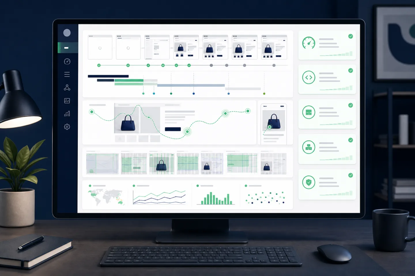 Performance audit of the desktop version of an ecommerce store